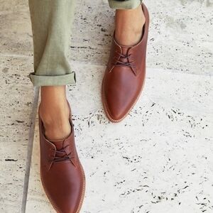 Nisolo Brown Leather Flats